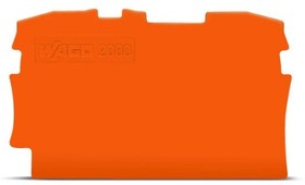 Фото 1/4 2000-1292, Торцевая пластина, оранжевая