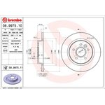 08.9975.11, Диск тормозной UV Coated | зад |