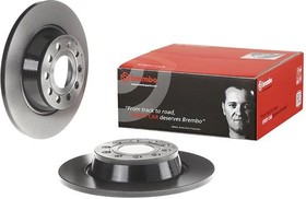 Фото 1/8 08A20211, Диск тормозной AUDI A3/SKODA OCTAVIA/YETI/VW GOLF V/VI/PASSAT/TIGUAN задний