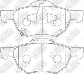 Фото 1/9 Колодки передние NIBK PN8125