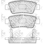 Колодки тормозные задние NIBK PN8809