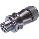 96.052.4153.1, RST20i5 Series Circular Connector, 5-Pole, Male, Cable Mount ...