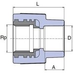 Переход 40x5/4" ВР SZI04040XX