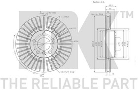 Фото 1/7 311588, Тормозной диск