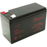 POWERMAN Battery 12V/7.2AH, Батарея POWERMAN Battery CA1272, напряжение 12В, емкость 7Ач,макс. ток разряда 105А, макс. ток заряда 2.1А, свин