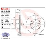 09.5142.24, Диск тормозной передн DF2556 - BMW