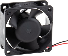 Фото 1/4 PMD1206PTVX-A.U.GN, DC Fans DC Axial Fan, 60x60x25mm, 12VDC, Vapo, Lead Wires, Auto Restart, MagLev Motor