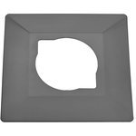 Рамка декаративная накладка под выключатель, темно-серый, ЮЛИГ.735212.410 т/серый