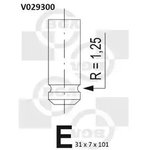 V029300, КЛАПАН 31x7x101 EX OPL ASTRA F/G/KADETT E/MERIVA/VECTRA A/B 1.6 87-05