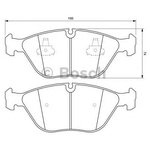 0986424649, К-кт колодок дисковых VW GOLF IV 99-06, PASSAT 00-05, AUDI A4 00-01 ...