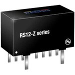 RS12-2405SZ, Isolated DC/DC Converters - Through Hole 12W 9-36Vin 05Vout 2.4A SIP8