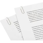 Скрепки , 22 мм никелированные 100 шт.в карт.упак 141294