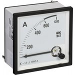 IPA10-6-0600-E, Амперметр Э47 600/5А кл. точн. 1,5 72х72мм
