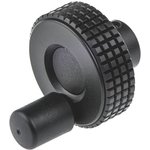 34398-C9, Black Technopolymer Hand Wheel, 40mm diameter