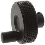 34598-C9, Black Technopolymer Hand Wheel, 60mm diameter