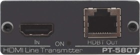 Фото 1/4 Kramer PT-580T, Передатчик HDMI по витой паре HDBaseT; до 70 м, поддержка 4К60 4:2:0 [50-80231090]