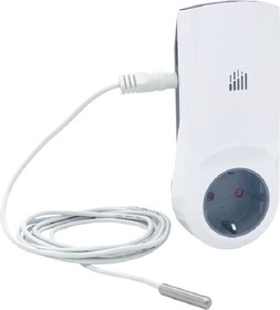 Фото 1/4 Умная Wi-Fi розеткаТ80i с датчиком температуры, Алисой и таймером 00-00000285