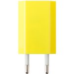 Зарядное устройство "LP" с USB выходом 1А (желтый/коробка)