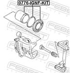 0776-IGNF-KIT, Поршень суппорта