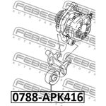 Ролик обводной SUZUKI VITARA 2014- 0788-APK416