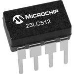 23LC512-I/P, SRAM 512K 2.5V SPI SERIAL SRAM SQI