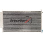 KRD2025, Радиатор кондиционера HONDA ACCORD 02- с ресивером