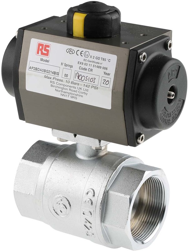 Ball type Pneumatic Actuated Valve, 40 bar, BSP, Female 2 in – купить ...