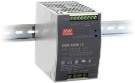 Фото 1/4 DDR-480D-24, Isolated DC/DC Converters - DIN Rail Mount 67.2-154Vin 24V 20A 480W DIN