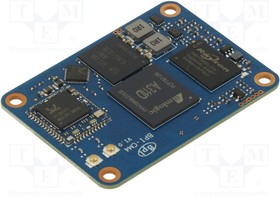 BPI-CM4, Single-board computer; RAM: 4GB; Flash: 16GB; 55x40mm; eMMC,LPDDR4