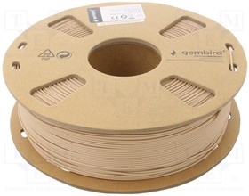 3DP-PLA-WD-01-NAT, Филамент: PLA; 1.75mm; wood-like; 190?220°C; 1kg