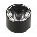 FA10661, Линза для LED, круглая, Мат-л PммA плексиглас, прозрачный, 8-12°