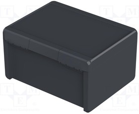 B 233016 ABS 7024, Enclosure: multipurpose; X: 239mm; Y: 300mm; Z: 160mm; BOCUBE; ABS