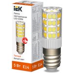LLE-CORN-5-230-30-E14, Лампа LED CORN капсула 5Вт 230В 3000К керамика E14 IEK