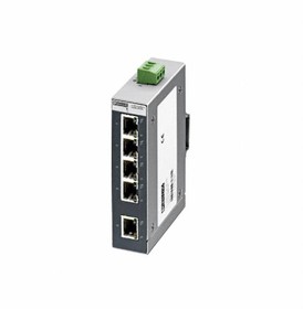 Фото 1/4 2891001, Ethernet switch - 5 TP RJ45 ports - automatic detection of data transmission speed of 10 or 100 Mbps (RJ45) - aut ...