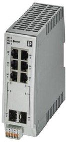 2702969, Ethernet Switch, RJ45 Ports 6, Fibre Ports 2SFP, 100Mbps, Managed