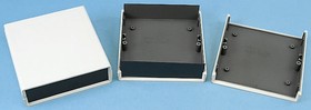 63067-511-039, White ABS Instrument Case, 133 x 129 x 38mm
