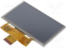 PH800480T033-ICB01, Display: TFT; 5"; 800x480; Illumin: LED; Dim: 121x75.9x4.2mm