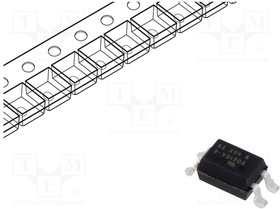 VO618A-4X009T, Optocoupler; SMD; Ch: 1; OUT: transistor; Uinsul: 5.3kV; Uce: 80V