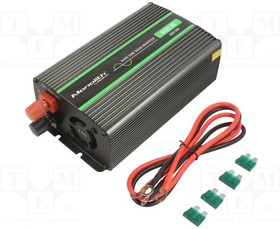 51932, Converter: DC/AC; 300W; Uout: 230VAC; 12VDC; Out: mains 230V,USB