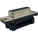 DC37-SF-M1, Conn D-Sub SKT 37 POS 1.38mm IDT RA Cable Mount 37 Terminal 1 Port Tray