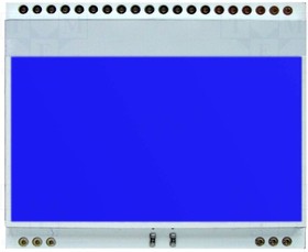 EA LED55X46-B, Подсветка; EADOGM128; LED; 55x46x3,6мм; голубой