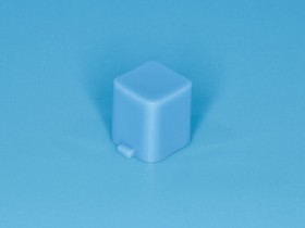 Фото 1/5 PSM1-K-1-L, Колпачок квадратный для мини кнопки, синий