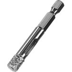 29865-08, ЗУБР АВК, d 8 мм, (HEX 1/4, 15 мм кромка), вакуумное алмазное ...