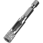 29865-10, ЗУБР АВК, d 10 мм, (HEX 1/4, 15 мм кромка), вакуумное алмазное ...
