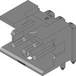 98464-F61-06LF, Minitek® 2.00mm, Wire To Board, Shrouded Header, Right Angle, Through Hole, Double Row, 6 Positions