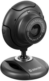 Фото 1/10 Веб-камера DEFENDER C-2525HD, 2 Мп, микрофон, USB 2.0, регулируемое крепление, черная, 63252