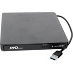 Привод DVD Gembird DVD-USB-03 пластик, черный USB 3.0