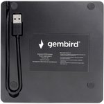 Привод DVD Gembird DVD-USB-03 пластик, черный USB 3.0