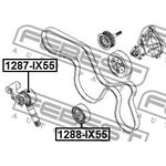 Ролик натяжителя HYUNDAI IX55 07 2008-2013 [EUROPE + RUSSIA] \ 1287-IX55 FEBEST