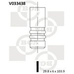 V033438, Клапан двигателя выпускной AUDI A4, A6 / VW PASSAT 1.8 20V 94- ...